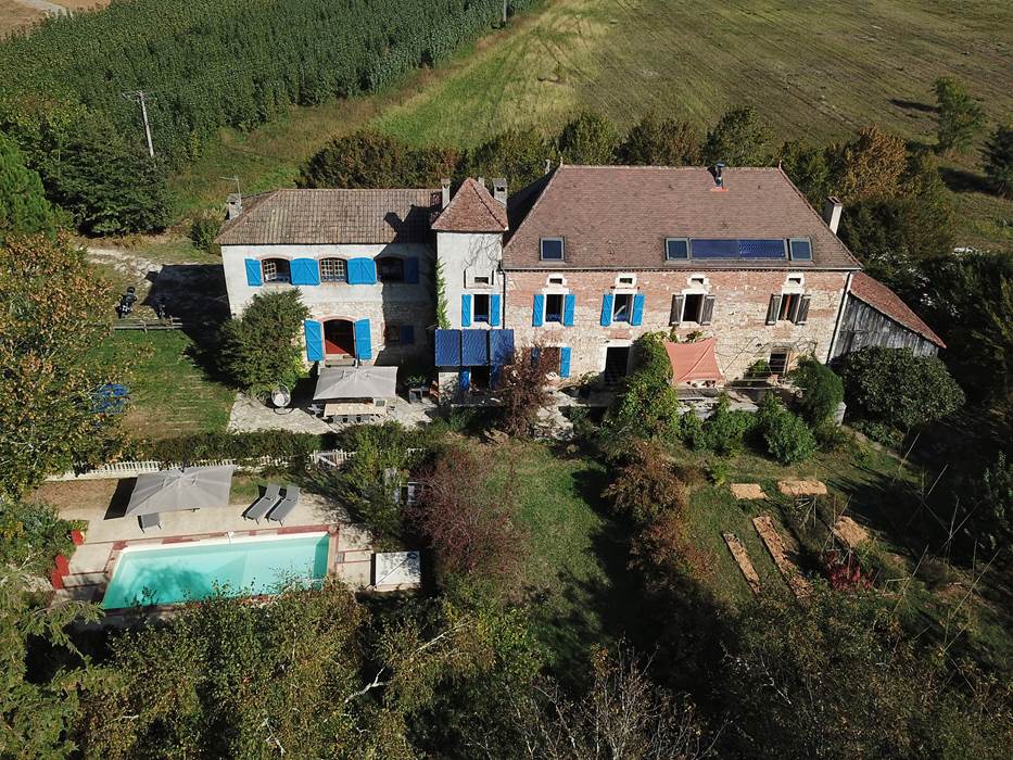 Vue aérienne 02 gite la tuilerie 46 Saint Cirq Lapopie-little-img-gallery