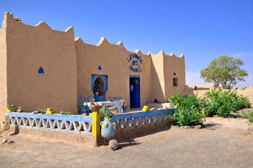 Façade de l'auberge