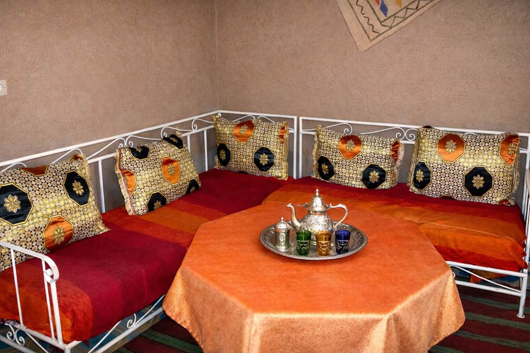 Coin salon à l'heure du thé