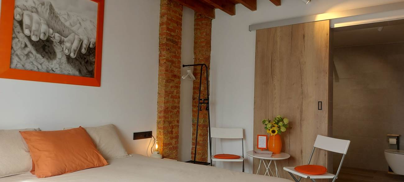 kamer met avondzon