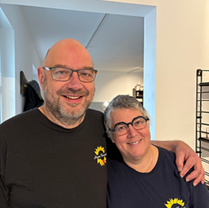 uitbaters : Frank en Cindy