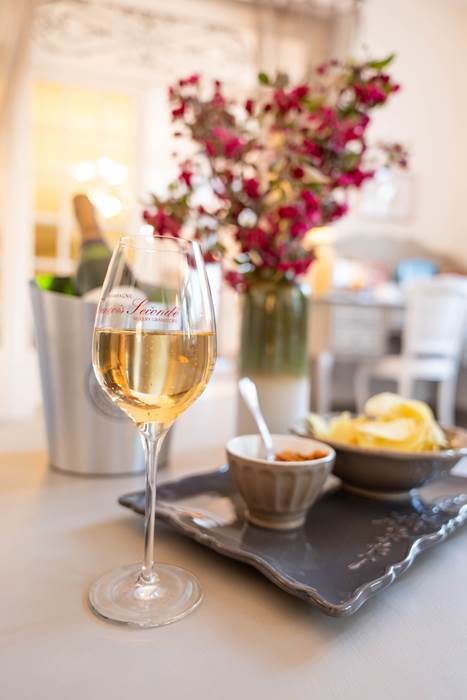 Apéritif au Champagne au Presbytère