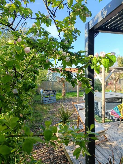 jardin decor végétal privatif et clôturé