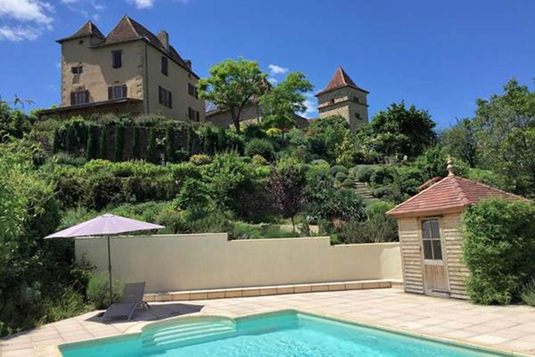 Vue d'ensemble depuis la piscine