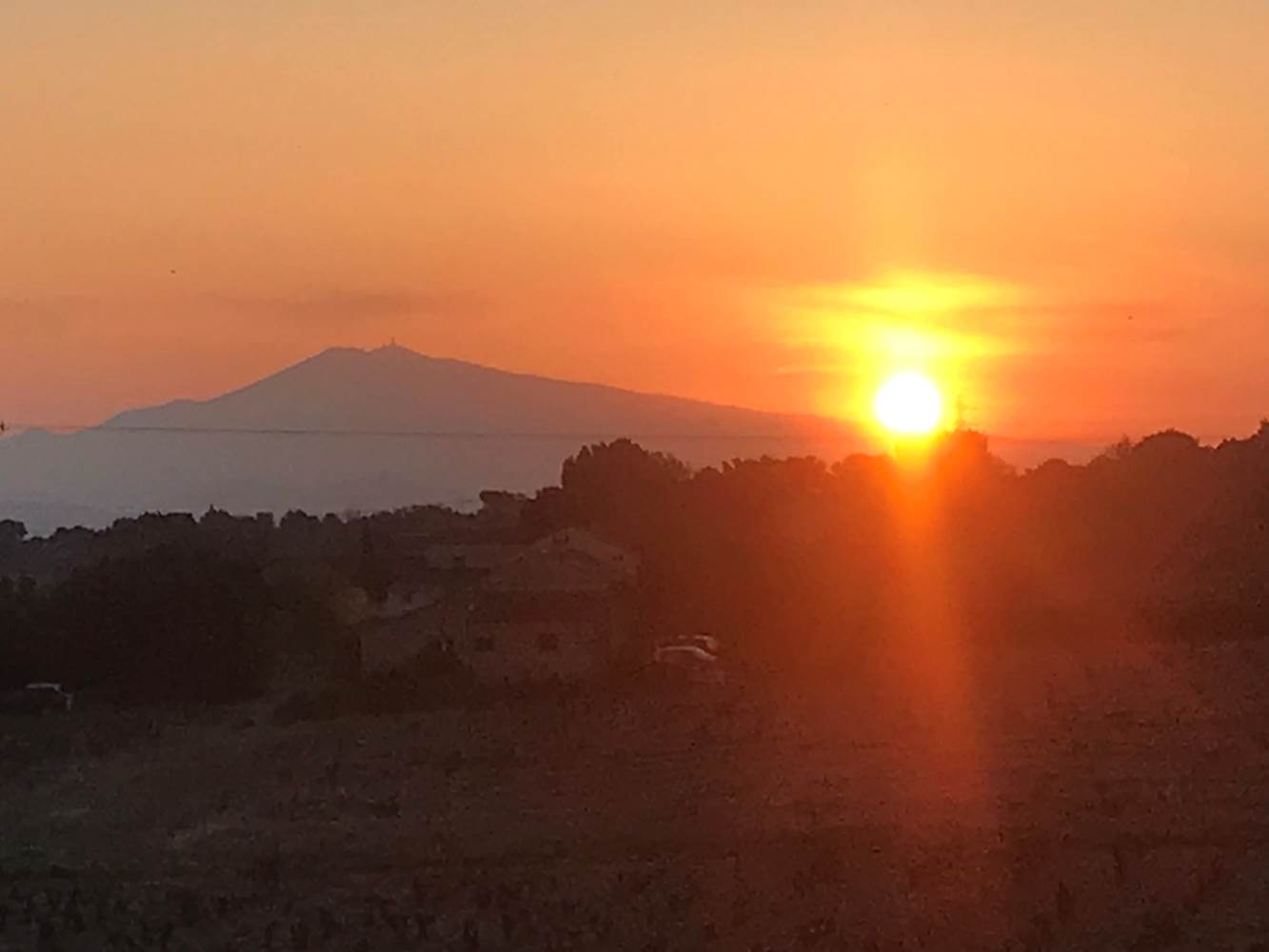 Le Mas Mellou : Lever de soleil sur le Mont Ventoux-little-img-gallery