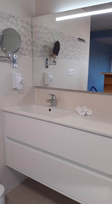 Chambre Cabanon - Lavabo dans espace sanitaire - rénovation 2021-gallery