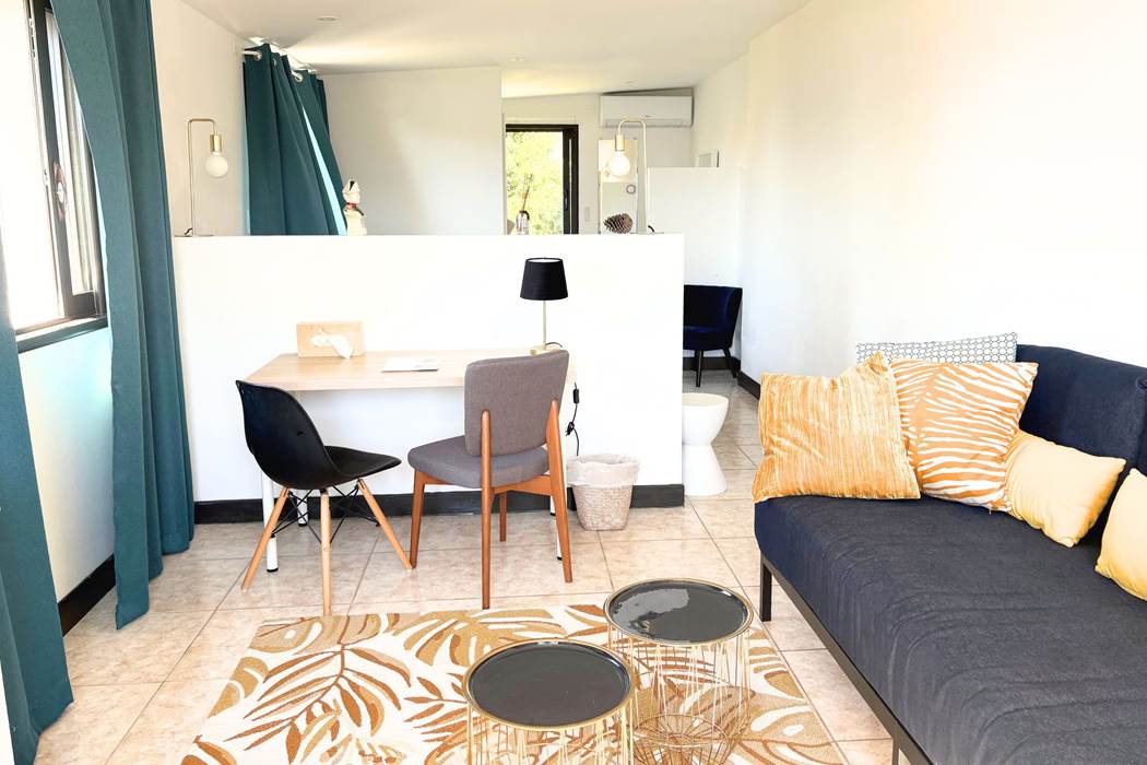 Grande chambre avec son salon en enfilade et un grand bureau pour le télé travail-gallery