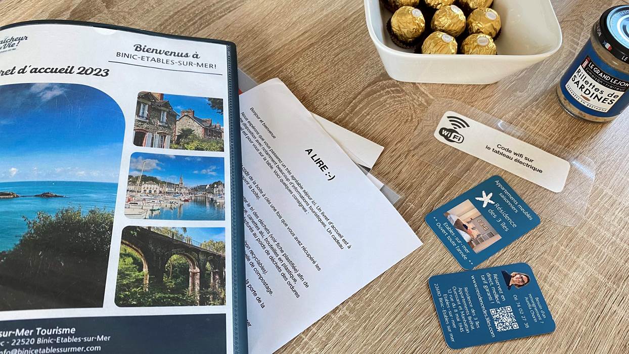 Residence 3 iles_Binic-Etables sur mer_Gite Hotel_Accueil Manhattan