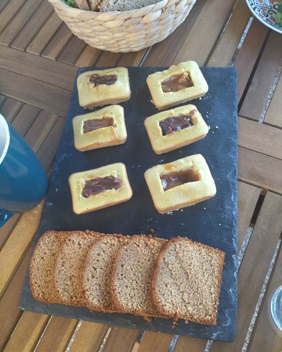 Pain d'épices avec le miel de nos ruches et pâtisseries maison