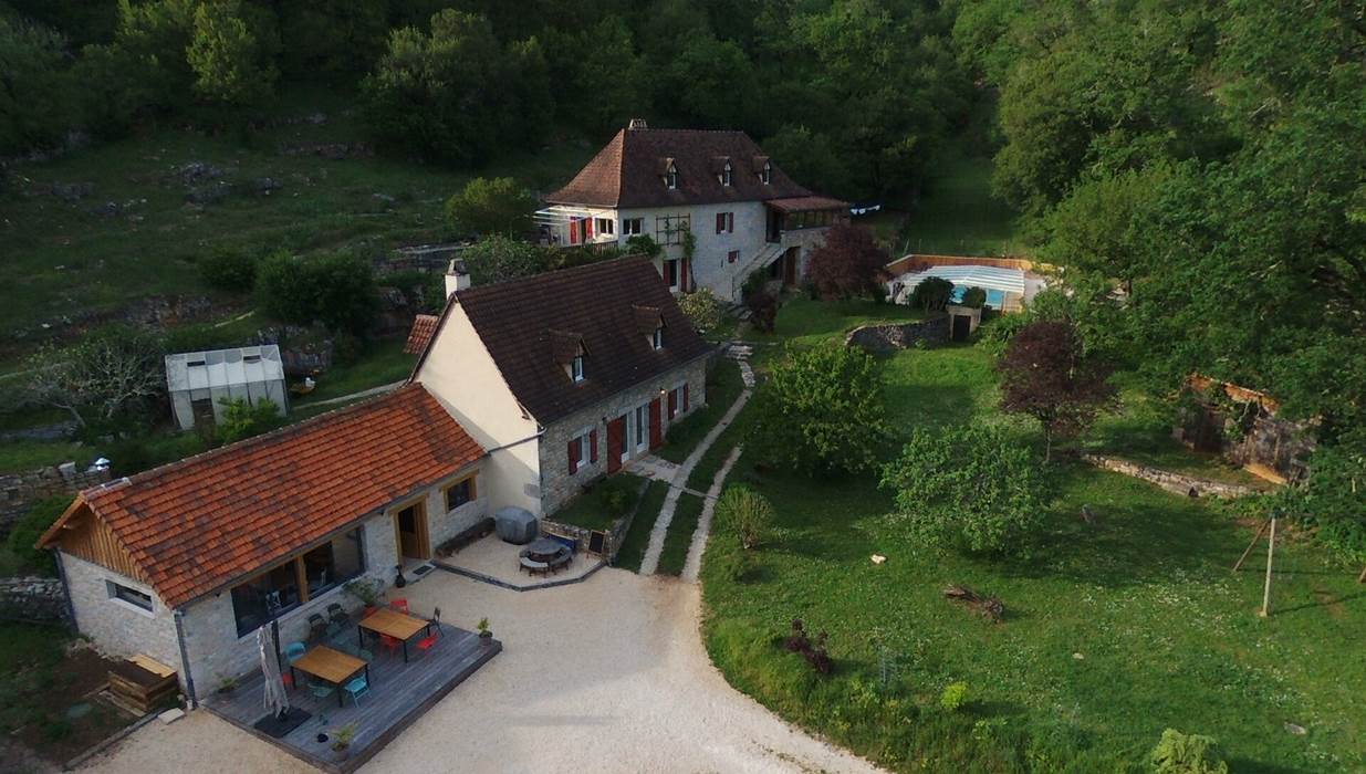 Vue globale grand gite Compostelle