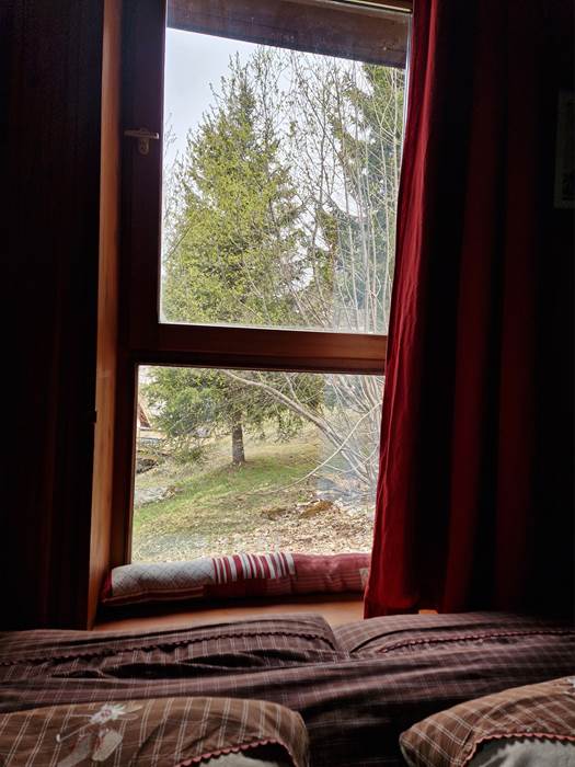 VUE DE LA CHAMBRE