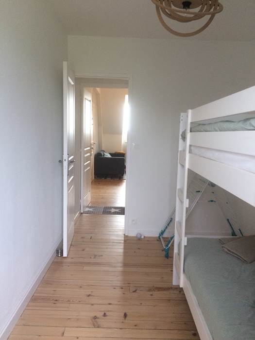 Chambre d'hote la Korrigane_Binic-Etables sur mer_ Hotel_Vue depuis lit superpose