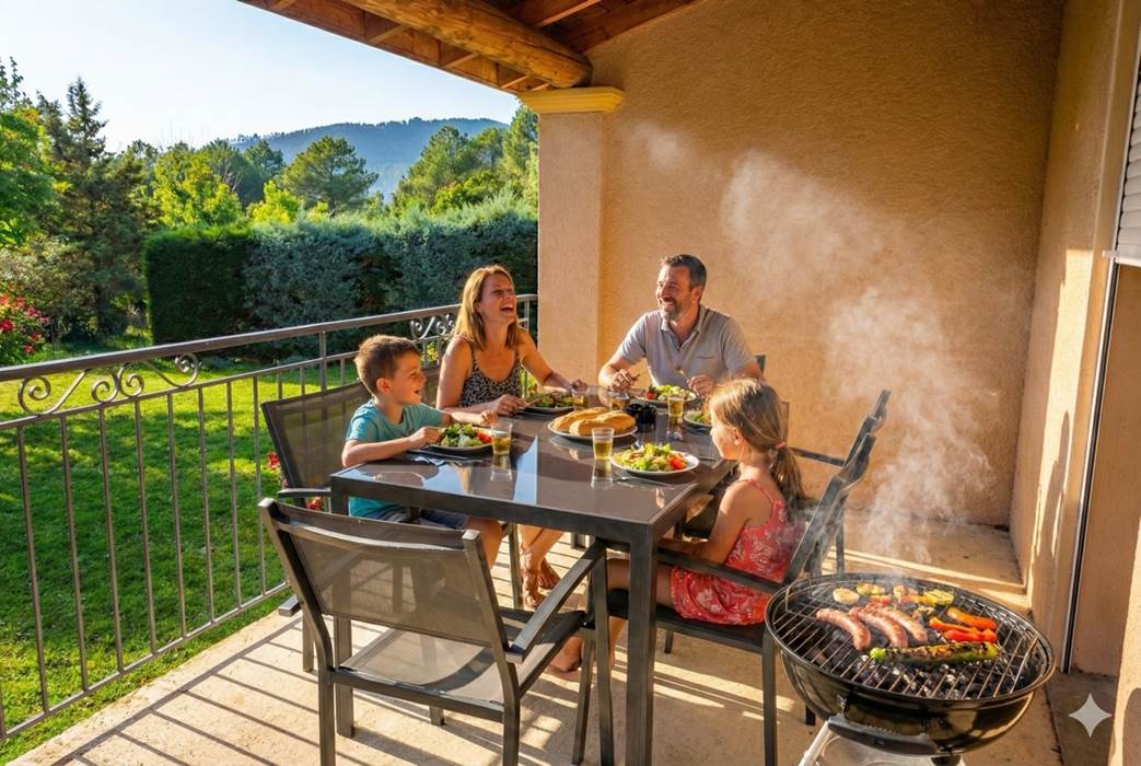 ombrebleuedufiguier-gîte-tournesols-terrasse 2 - Grande