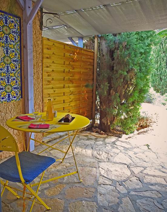 vue jardin de la terrasse