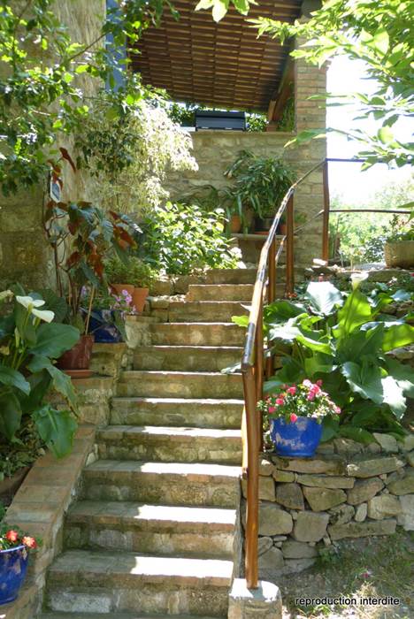 l'escalier d'accès