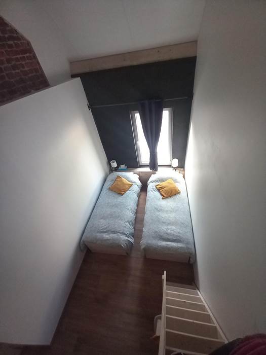 Possibilité de séparer le lit double de 160 en 2 lits simples