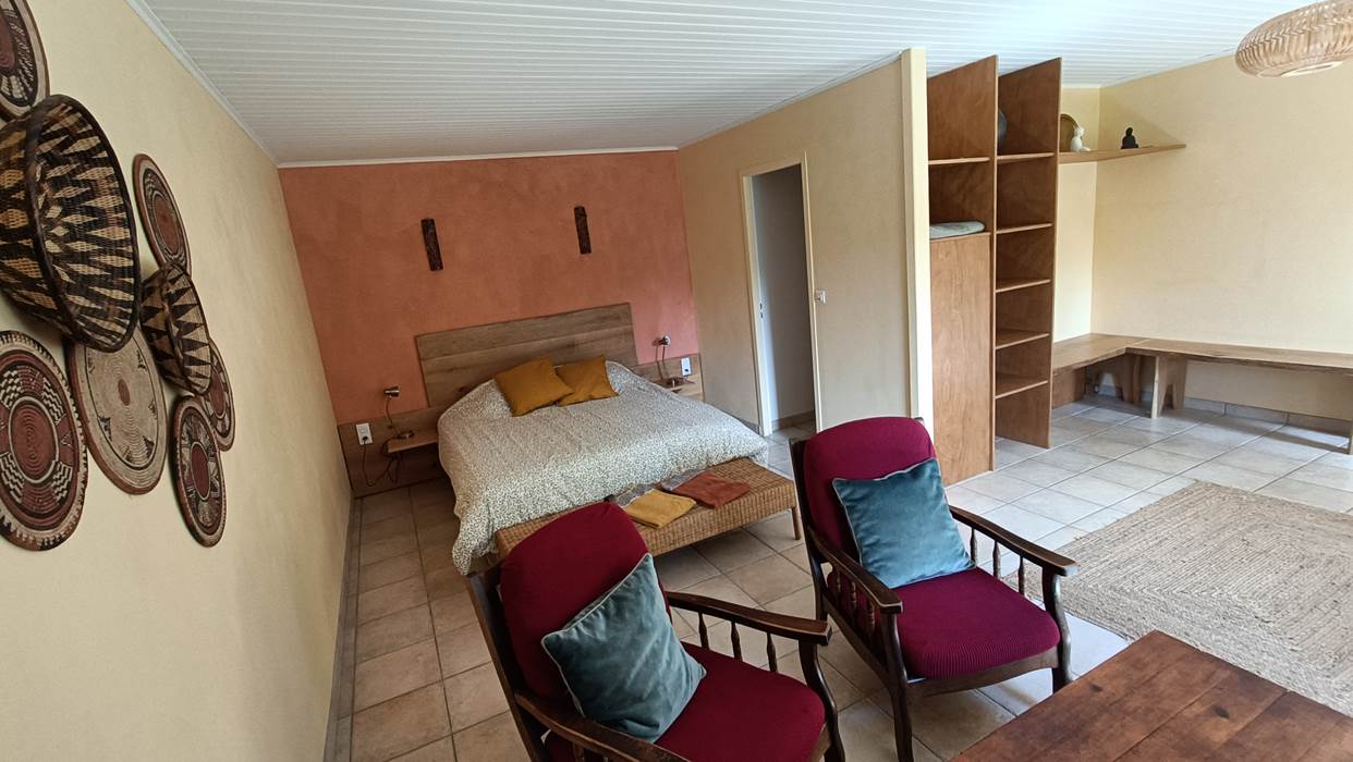 Chambre d'hôte double avec coin salon Compostelle