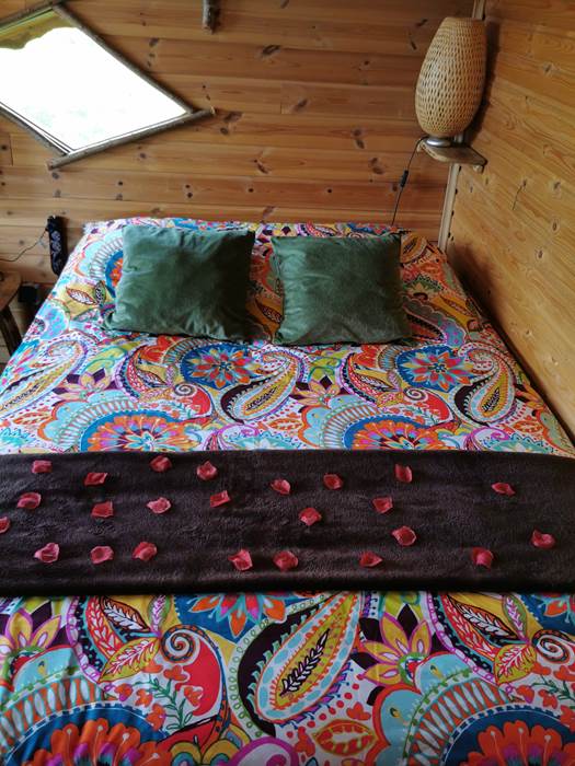 Couette colorée pour les soirs d'été