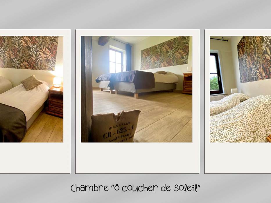 Chambre ô coucher de soleil - 2 personnes