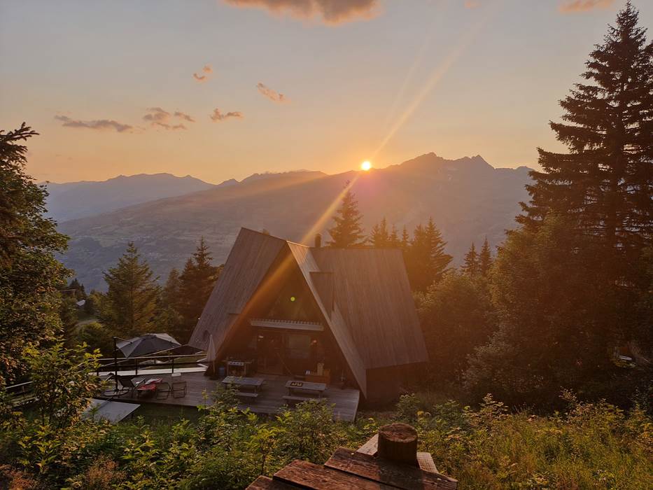 VUE DE HAUT DU CHALET