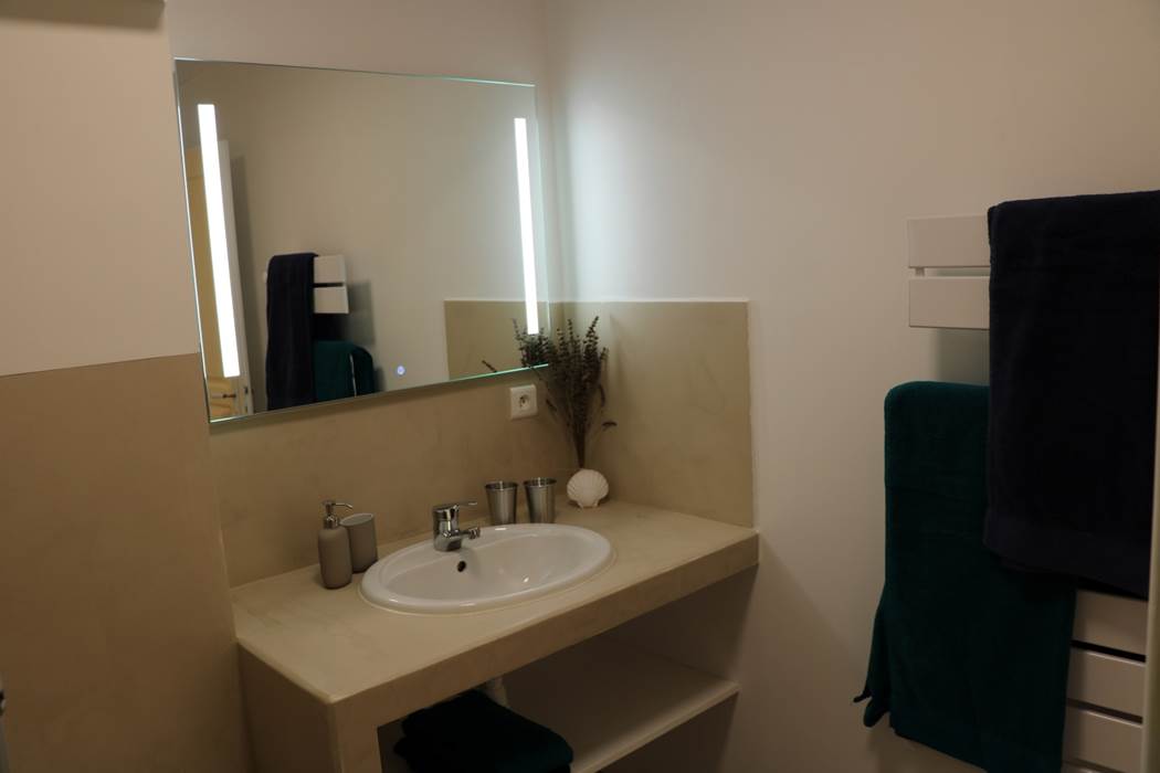 Salle d'eau chambre d'hôtes grand gite Vallée du Célé