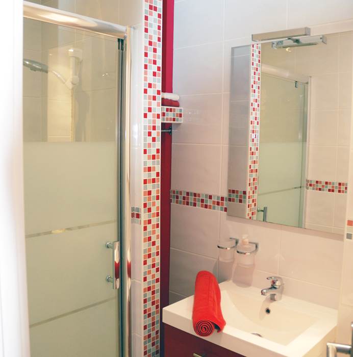 Salle de douche Chambre Compostelle Horizon des Landes - Doazit