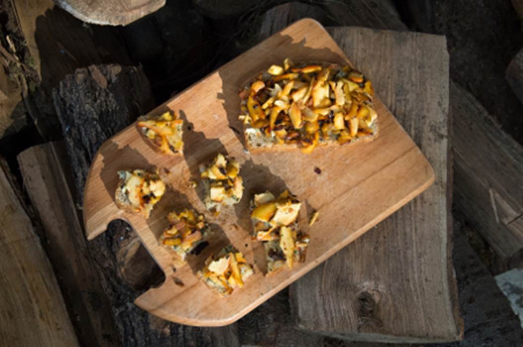 toast aux champignons