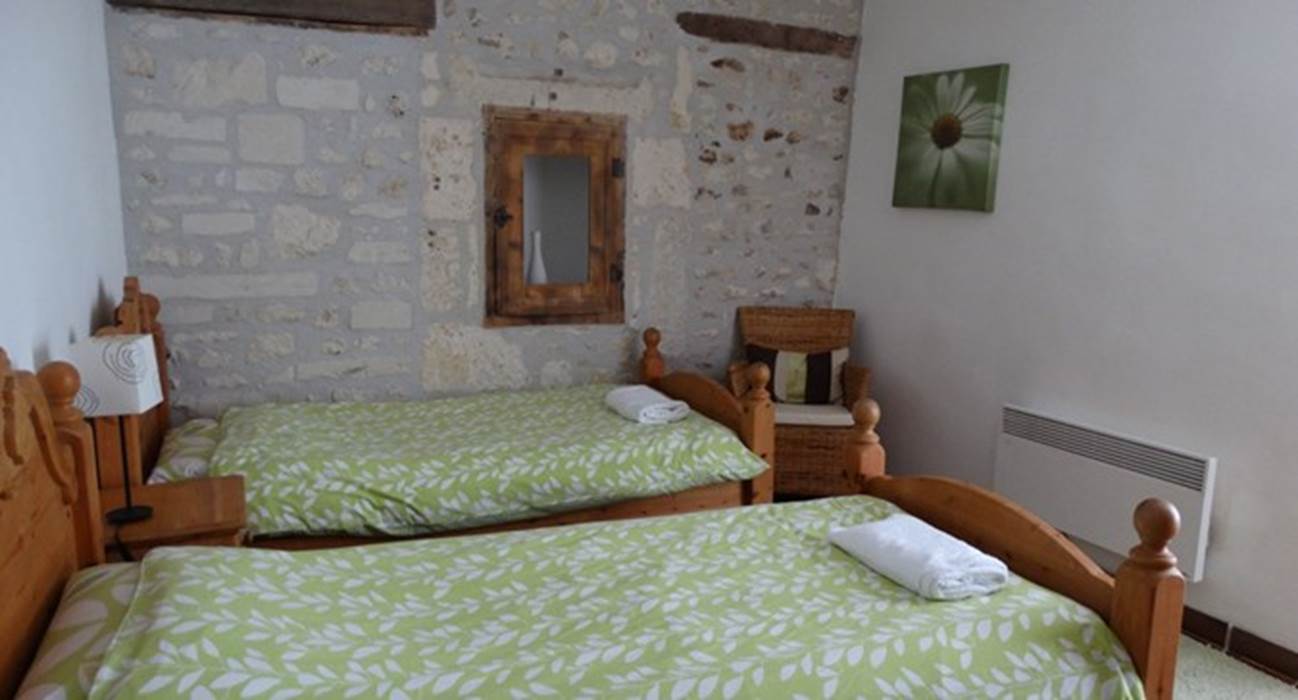 chambre lits jumeaux 3 rez de chaussée