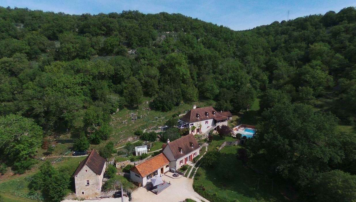 Vue globale grand gite Compostelle