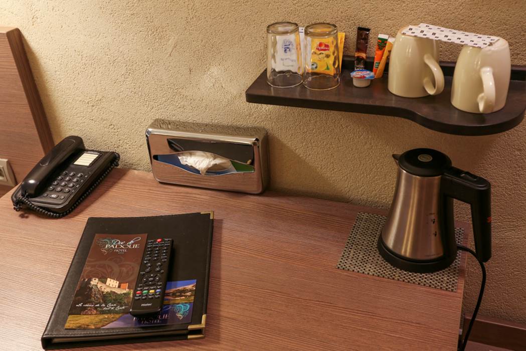 Plateau de courtoisie en chambres