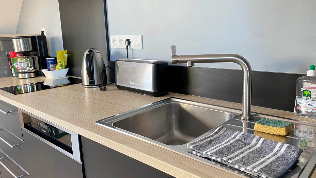 Residence 3 iles_Binic-Etables sur mer_Gite Hotel_Cuisine Manhattan