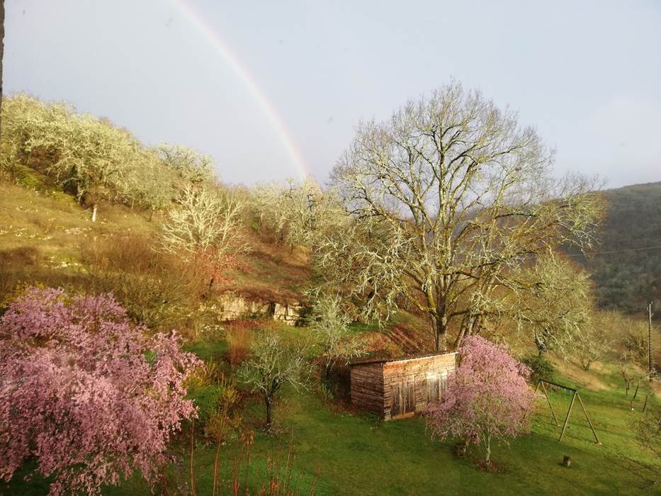 Jardin Vallée du célé proche Figeac
