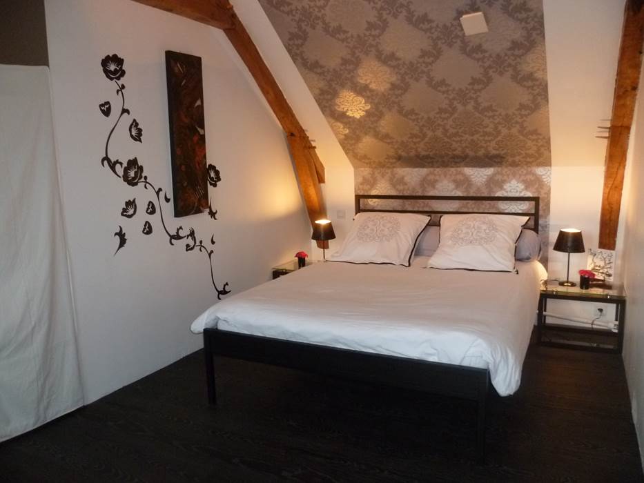 lit double chambre baroque 25m2