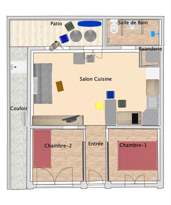 Shéma maison Pescad’Home