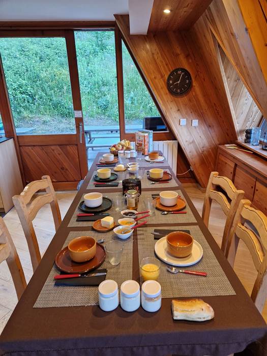 table petit dejeuner