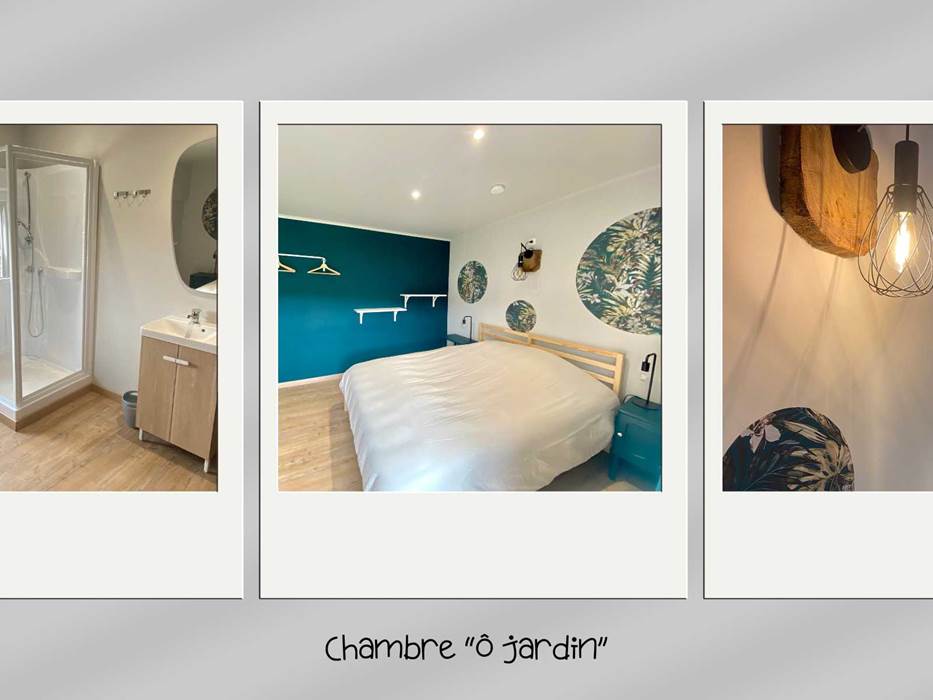 Chambre ô jardin - 2 personnes - douche privative