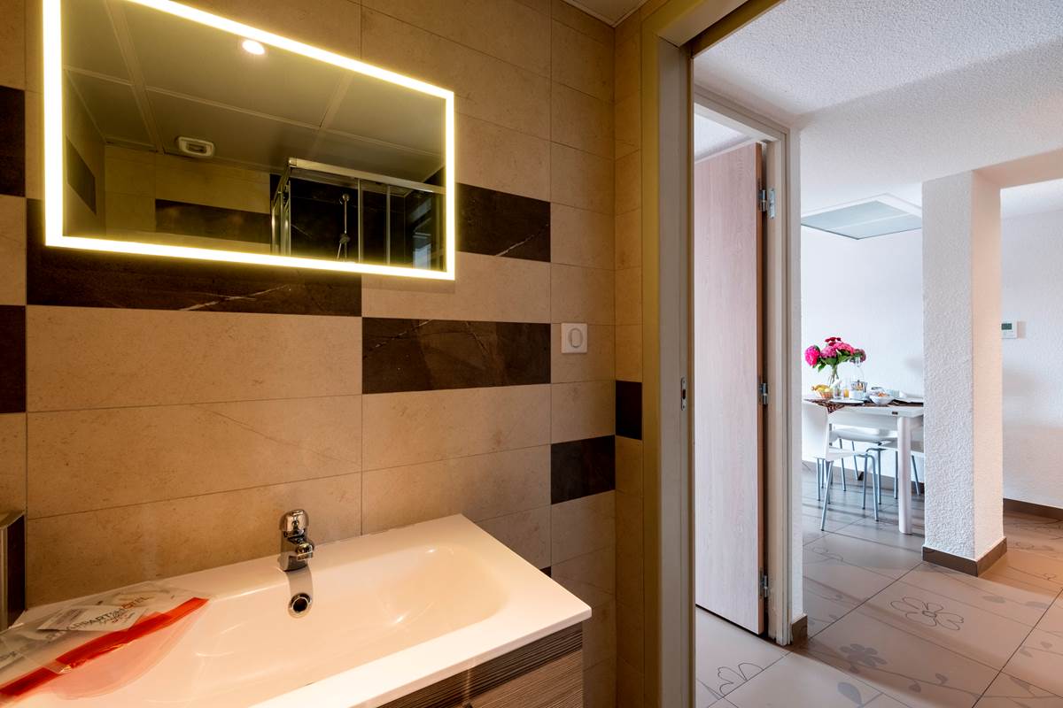 Nos salles de bain sont equipées avec douche et bidet.-gallery