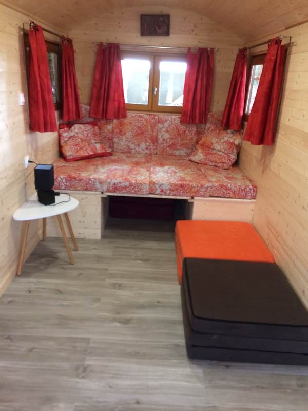 Intérieur roulotte