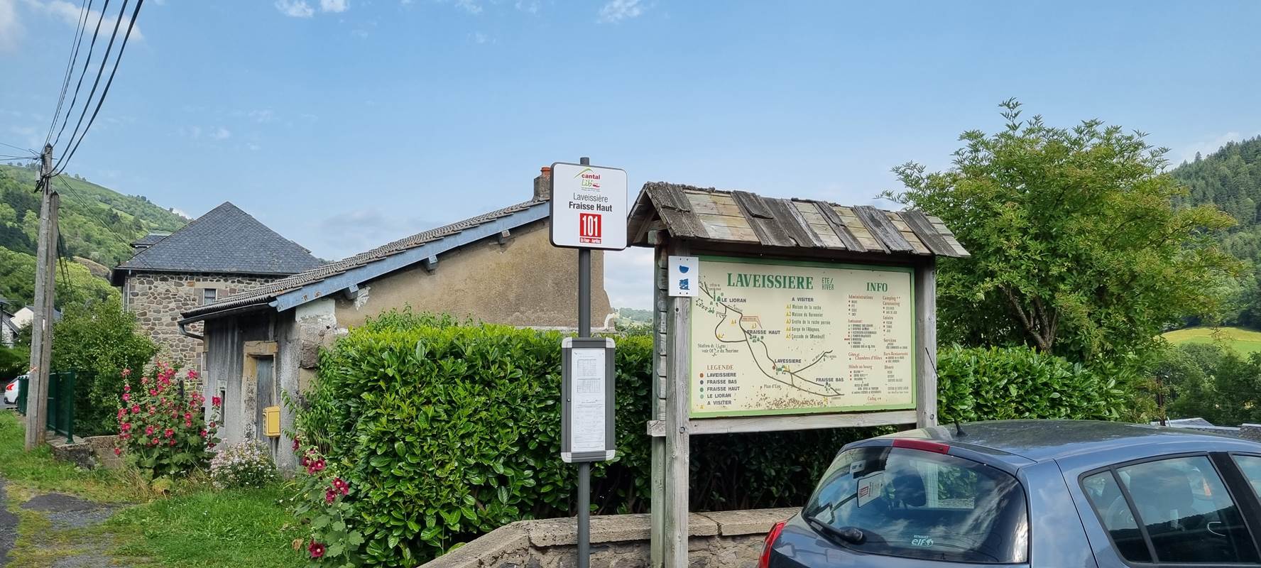 Arrêt navette - carte des randonnées-gallery