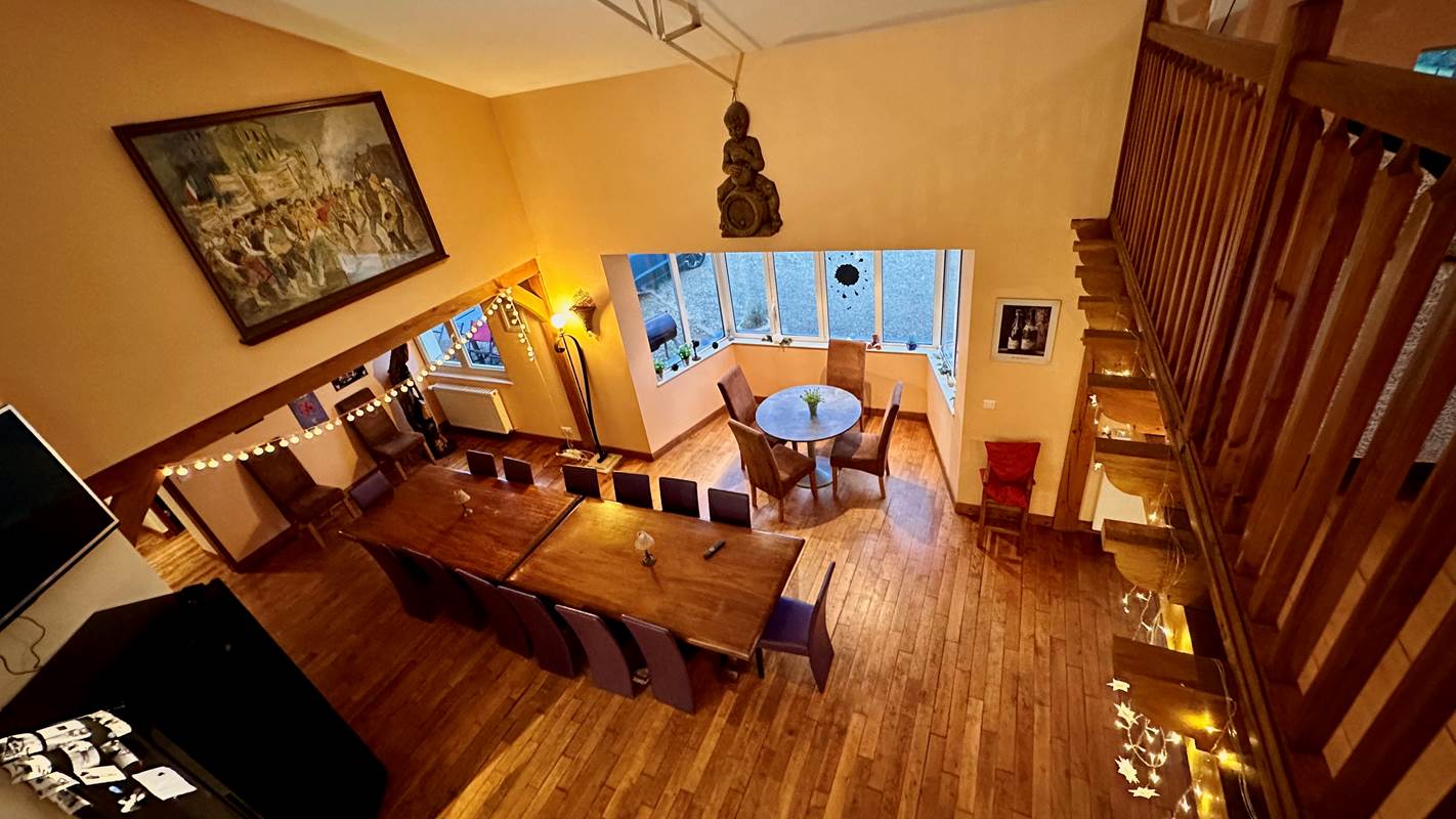 salle vue du haut