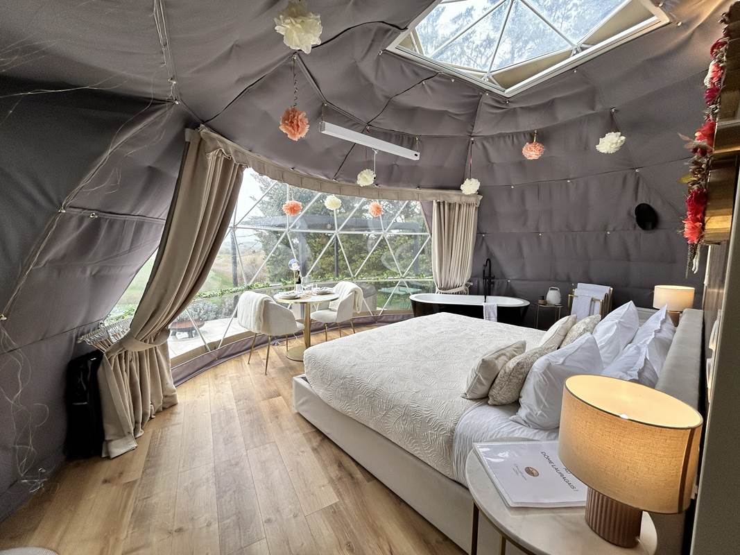 Dôme insolite avec literie hôtelière-gallery