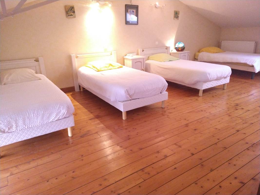 Messanine chambre africaine