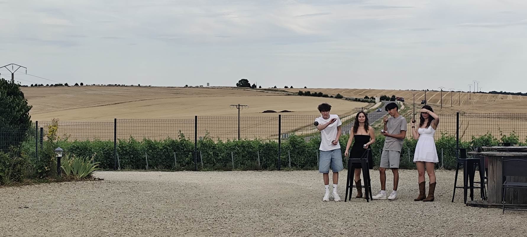 Vue sur la campagne