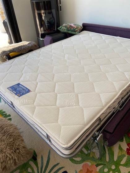 Canapé-lit haut de gamme matelas gel