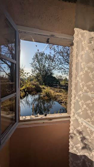 Chambre d'hôtes verdoyante - Aveyron - Vue de la fenêtre