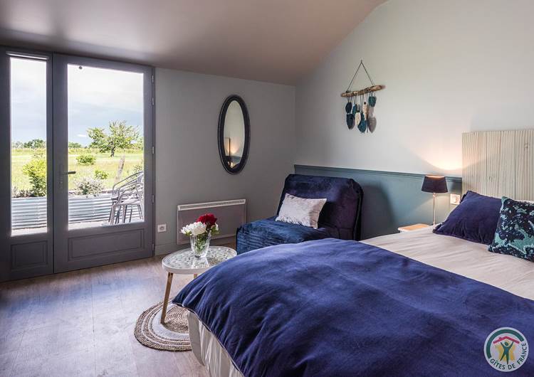 Maison d'hôtes - chambre Prana - lit king size