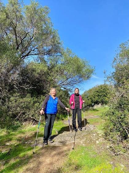 Abbartello kayak marche nordique terrain denivele