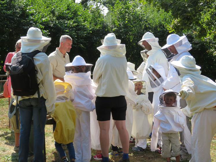 Fête du miel - Visite en vareuse