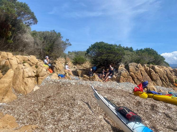 pause pique nique Cupabia avec Abbartello kayak