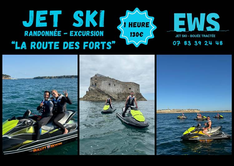 jet ski Saint Malo randonnée 1h